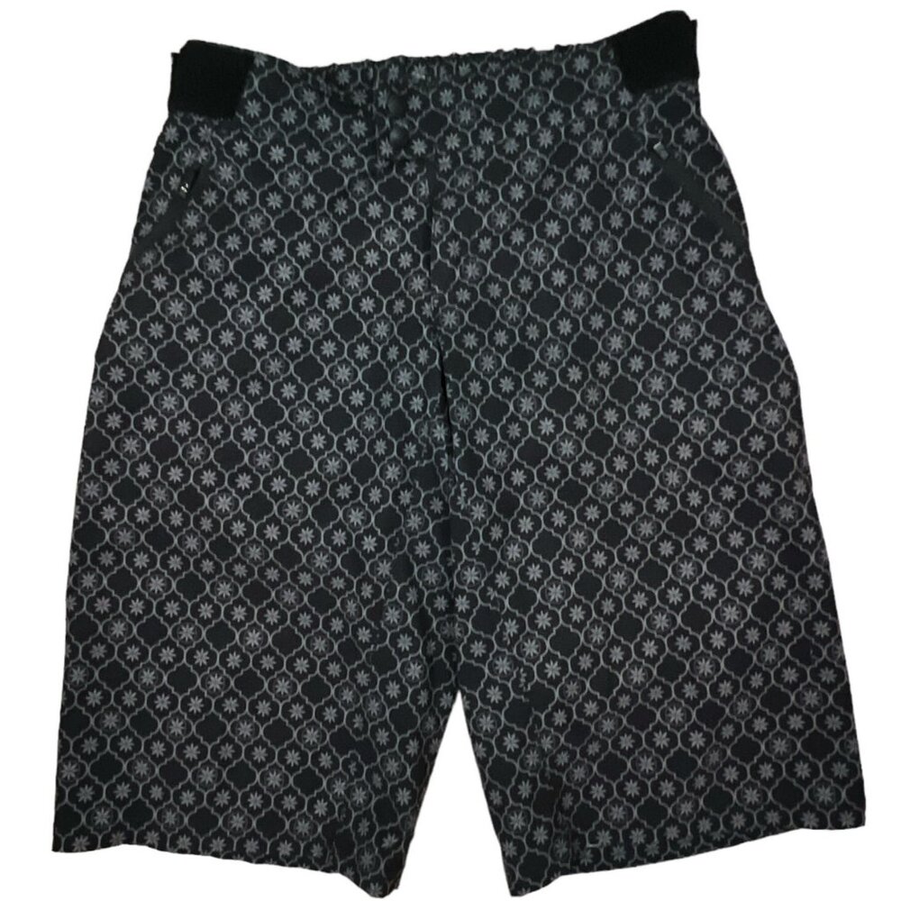 Zoic men's Mountain bike short size SMALL patterned zipper pockets MP3‎